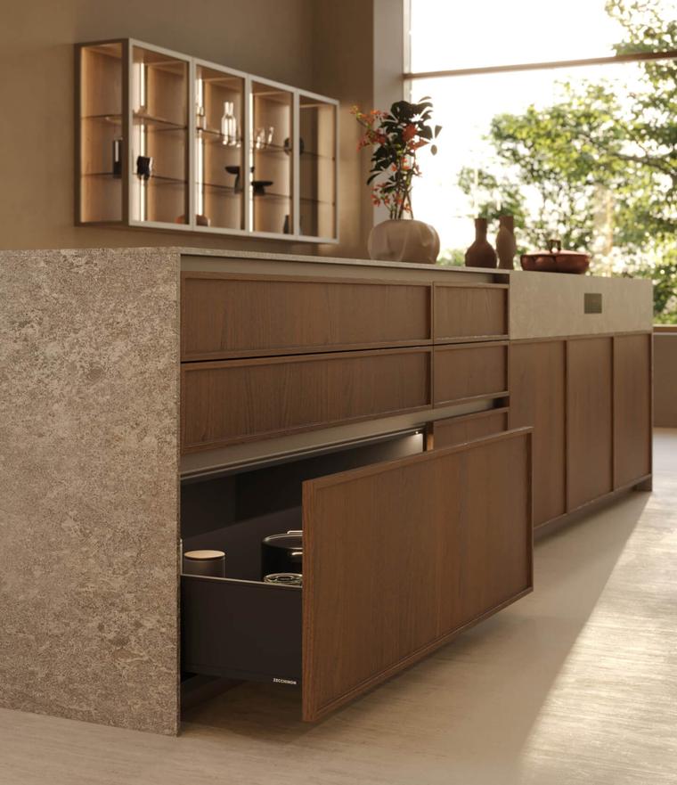 Zecchinon Frame 1.5 kitchen, Brooklyn mood, photo 4