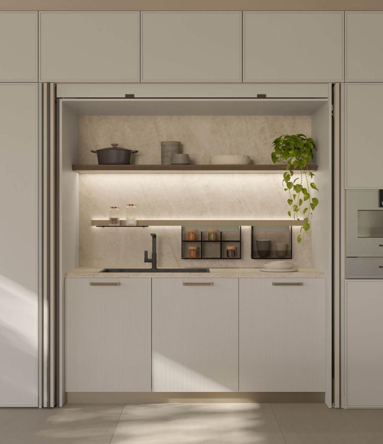Zecchinon Frame 1.5 kitchen, Brooklyn mood, photo 14