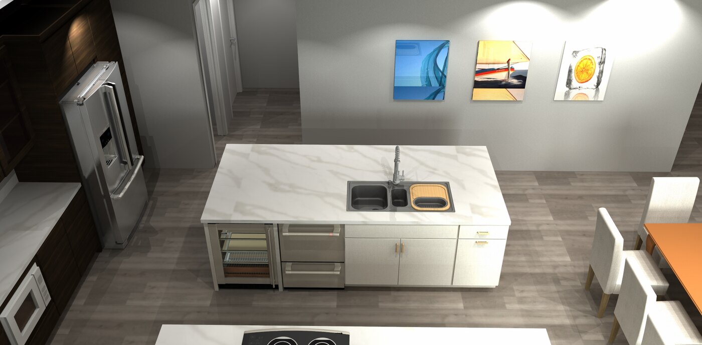 Eduardo Pinto's 3D kitchen design