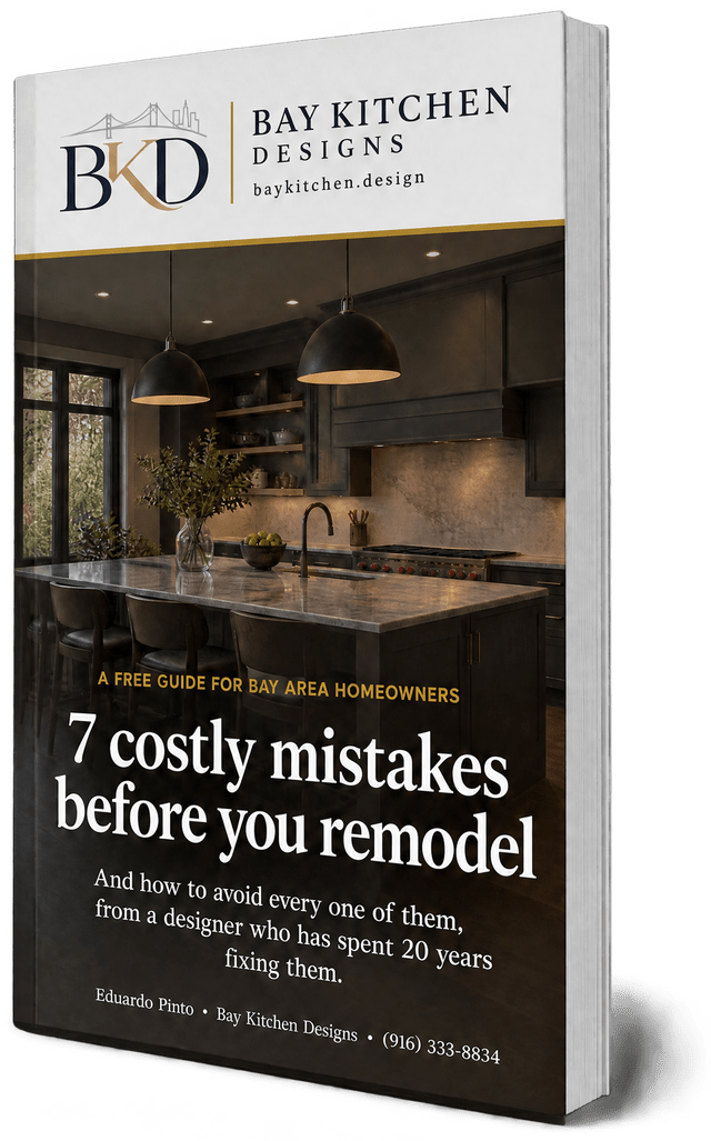 Free guide: 7 Costly Mistakes Before You Remodel, by Eduardo Pinto, Bay Kitchen Designs